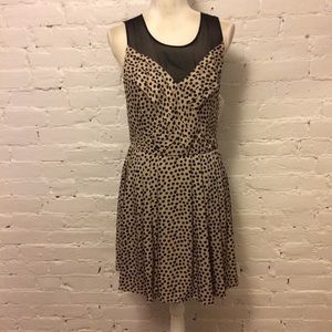 NWT BCBGeneration sleeveless Illusion neck dress